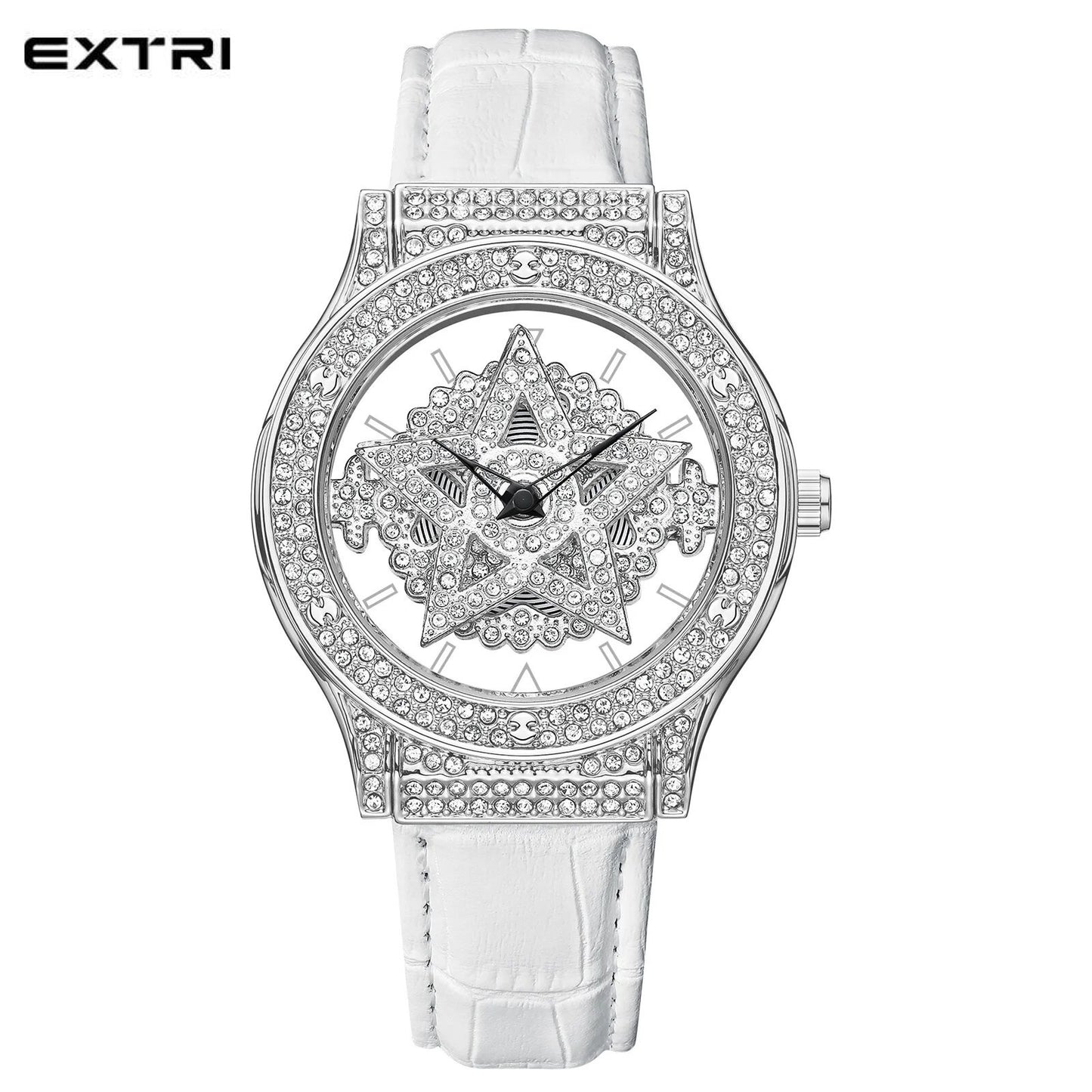 eXtri Diamond Pentacle Revolving Wristwatch