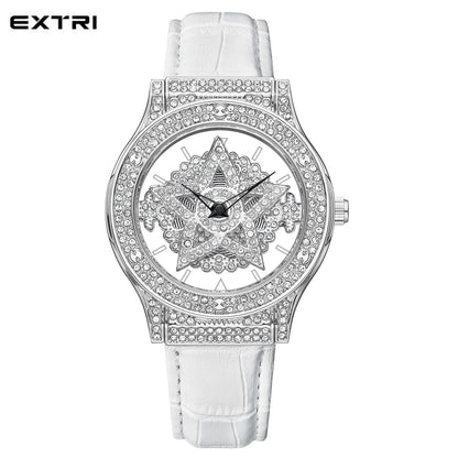 eXtri Diamond Pentacle Revolving Wristwatch