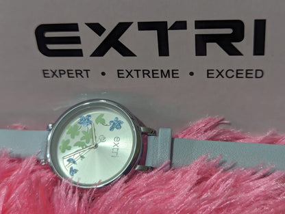 eXtri Floral Analog Wristwatch