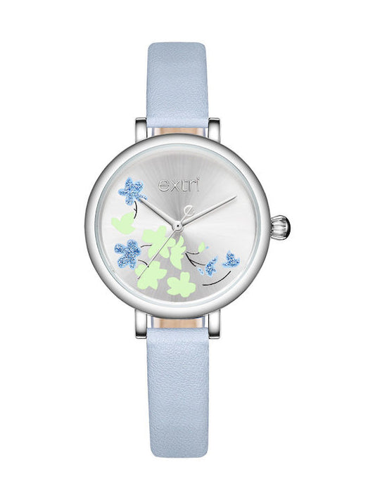 eXtri Floral Analog Wristwatch